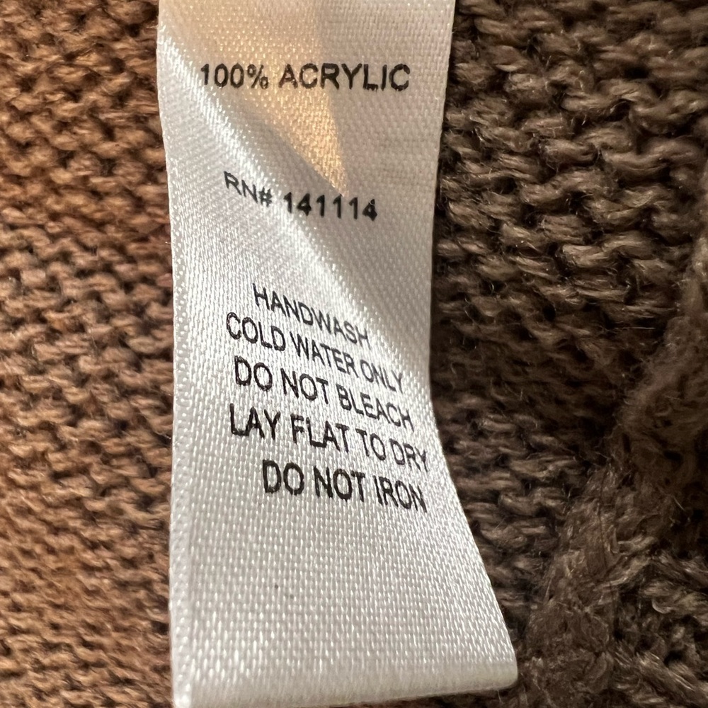 Divine Heart Open Front Cardigan Sweater, Sz:Medium - Picture 5 of 6